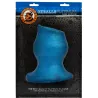 Oxballs Plug Tunnel Pig-Hole Platinum Bleu 12 x 8.5 cm